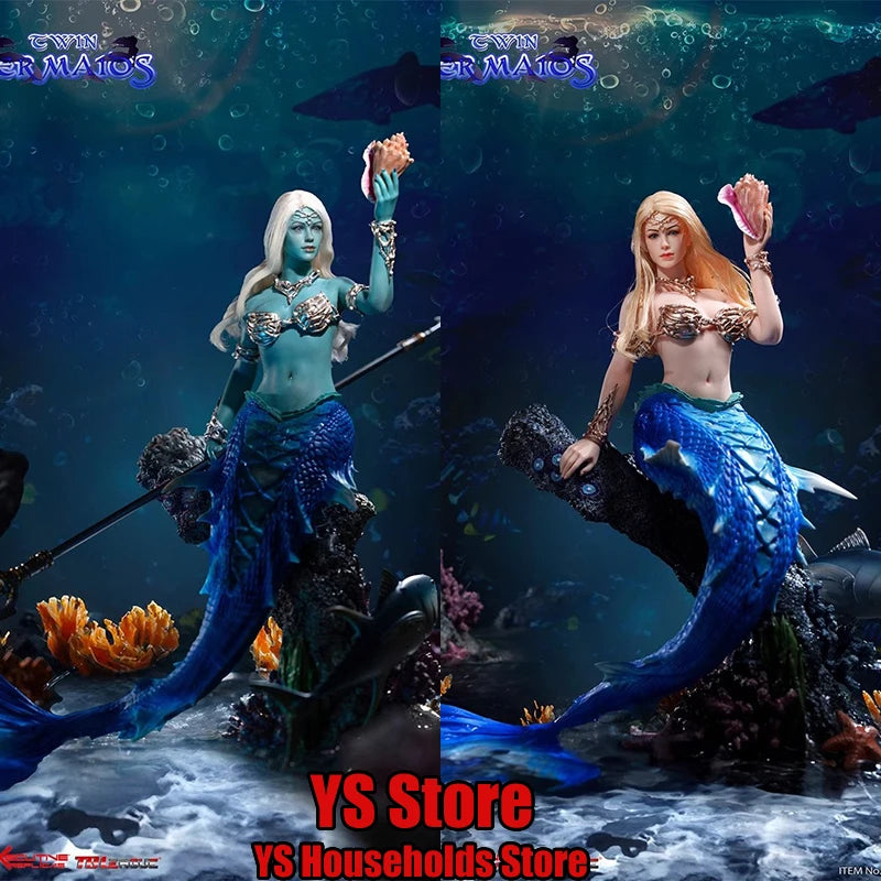 In Stock TBLeague PL2024-225A Blue PL2024-225B Normal Verison 1/6 Sea Beauty Female Monster Action Figure Delicate 12" Doll