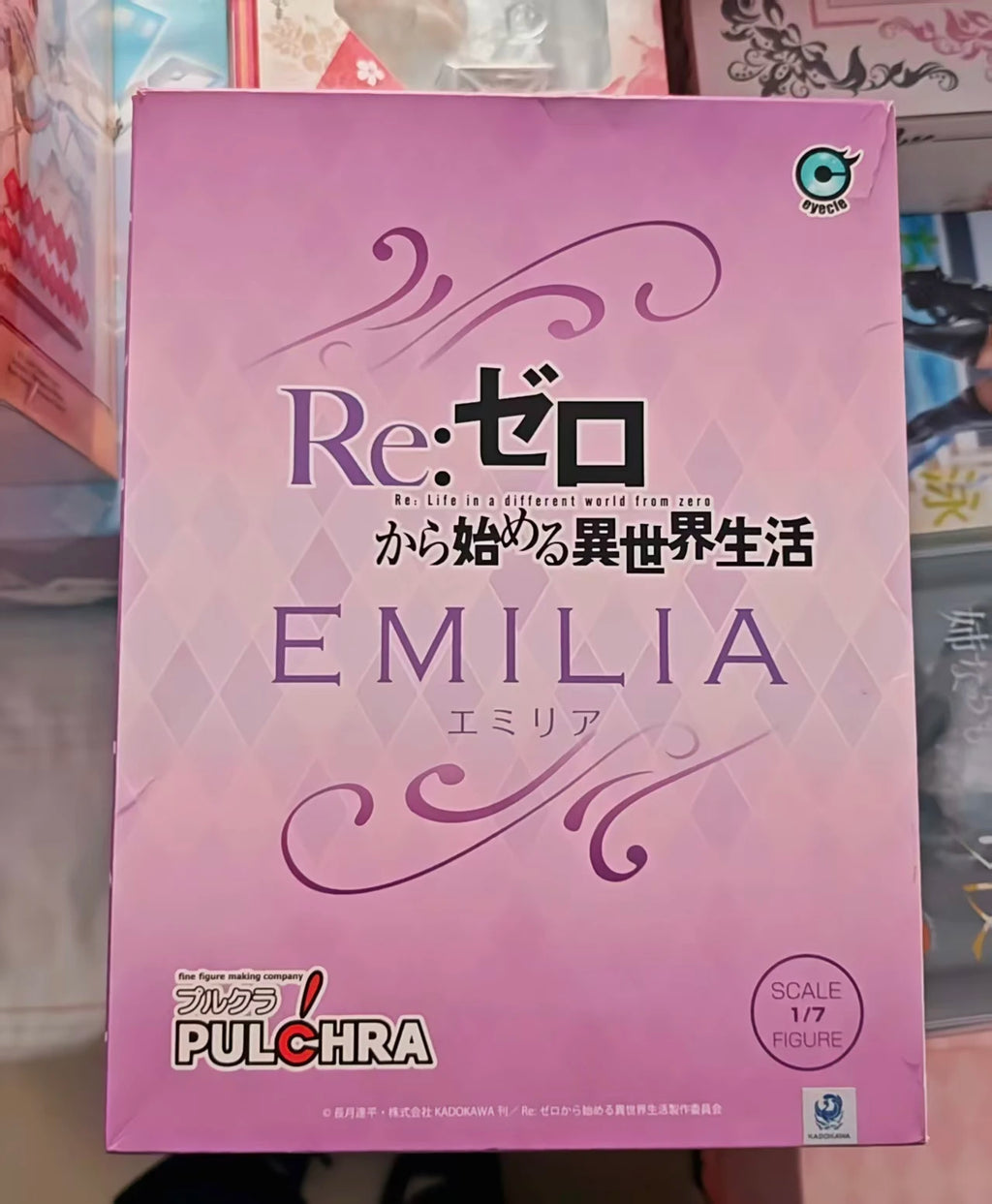 In Stock Original PULCHRA Re: ZERO - Starting Life in Another World Emilia Toys Model Decoration Gift Collection