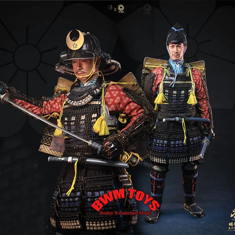 In Stock PION TC003 1/6 Scale Male Soldier Akechi Mitsuhide Japanese Warring States General 12inch Action Figure Doll Collection