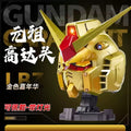 RX-78-2 Golden Carnival Edition Helmet Action Figure - LED Light-Up Posable Cosplay Prop, Collectible Gift for Kids & Fans