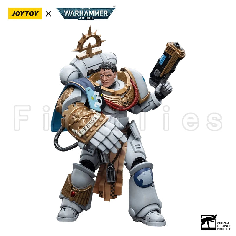 1/18 JOYTOY Action Figure 40K Space Marines White Consuls Intercessor 1 Anime Collection Model Toy