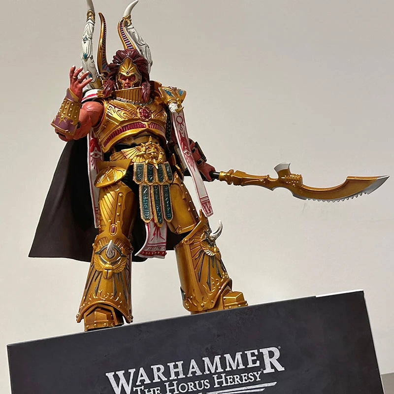 JOYTOY Action Figures 1/18 Warhammer 30K  Thousand Sons Magnus The Red Primarch of The XVth Legion Collection Model Toys Gifts