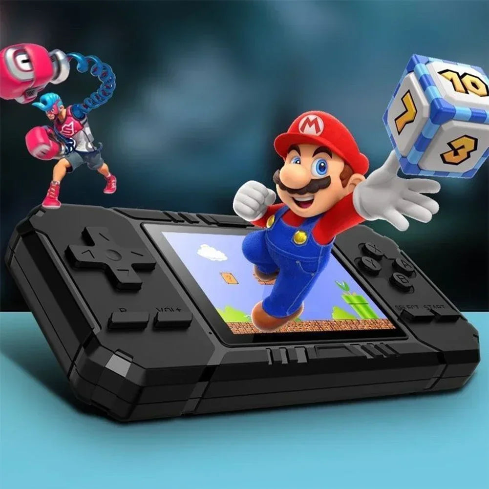 Portable Mini Handheld Game Console Retro Handheld Game Console 8-Bit 3.0 Inch Color LCD Game Player Built-in 520 Games