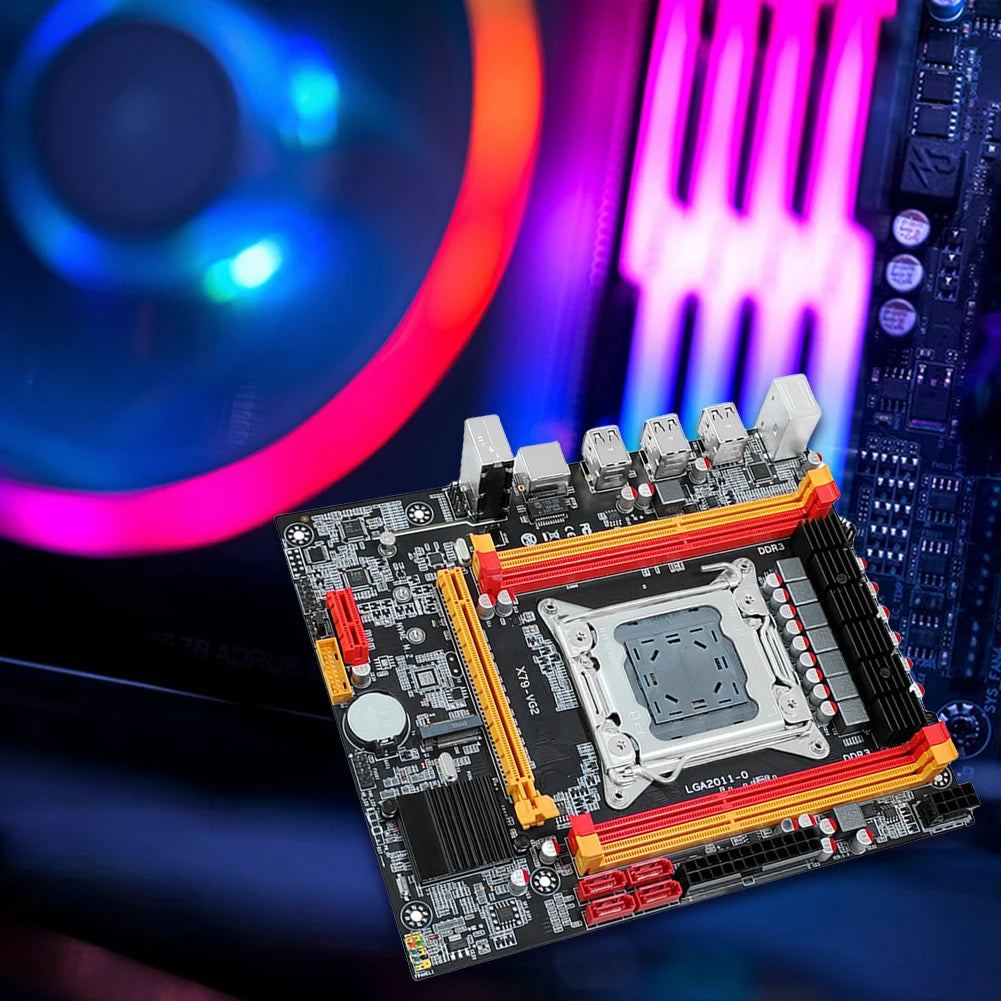 NVME M.2 SSD LGA 2011 Desktop Motherboard X79 Computer Motherboard 4*SATA2.0 Interface Fit for Intel CPU E5 2600/ 2689/2690/2670