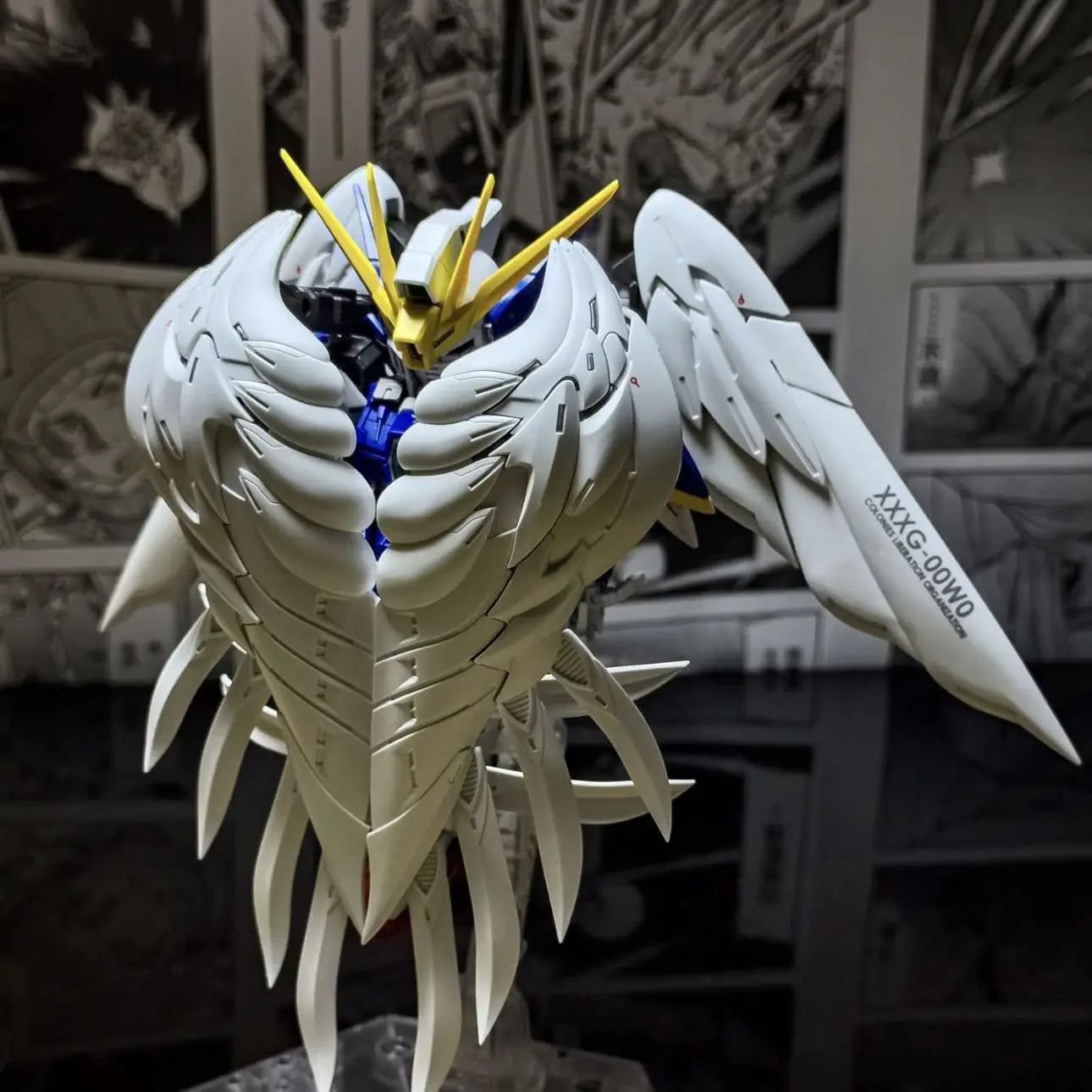 GL MGSD XXXG-00W0 Wing Zero EW Assembly Model Kits Plastic Skeleton Kits Anime Action Figure Robot Plastic Model Gifts Toys