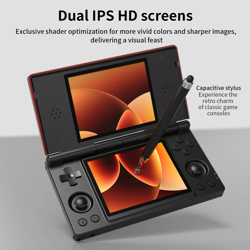 Anbernic RG DS Retro Video Game Console Flip Game Player Android 14 4 Inch IPS Dual Multi-touch Screen RGDS For boys gifts