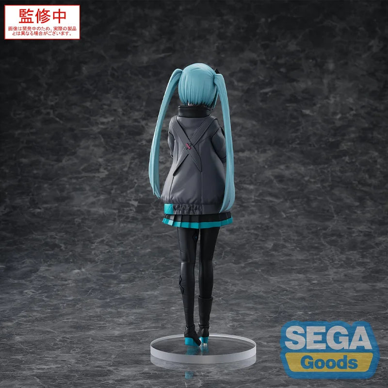 Genuine Original Sega Colorful Stage! The Movie: A Miku Who Can't Sing Luminasta Hatsune Miku Figure Model Desktop Ornament Gift