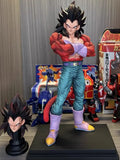 Jt 32cm Dragon Ball Z Double Heads Super Saiyan Son Goku Planb Figure Ssj4 Pvc Model Statue Dolls Collections Decor Toys Gifts