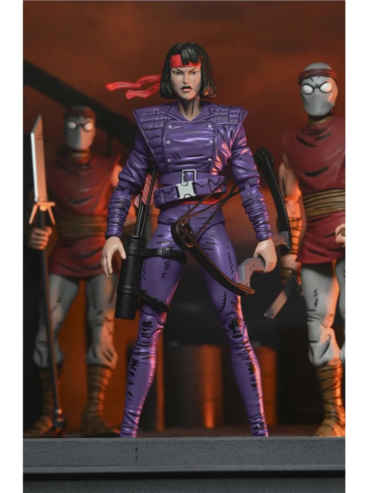 NECA 54599 Teenage Mutant Ninja Turtles (Mirage Comics) Action Figure Karai Mercenary 18 cm Gift Original Model Doll Toys TMNT