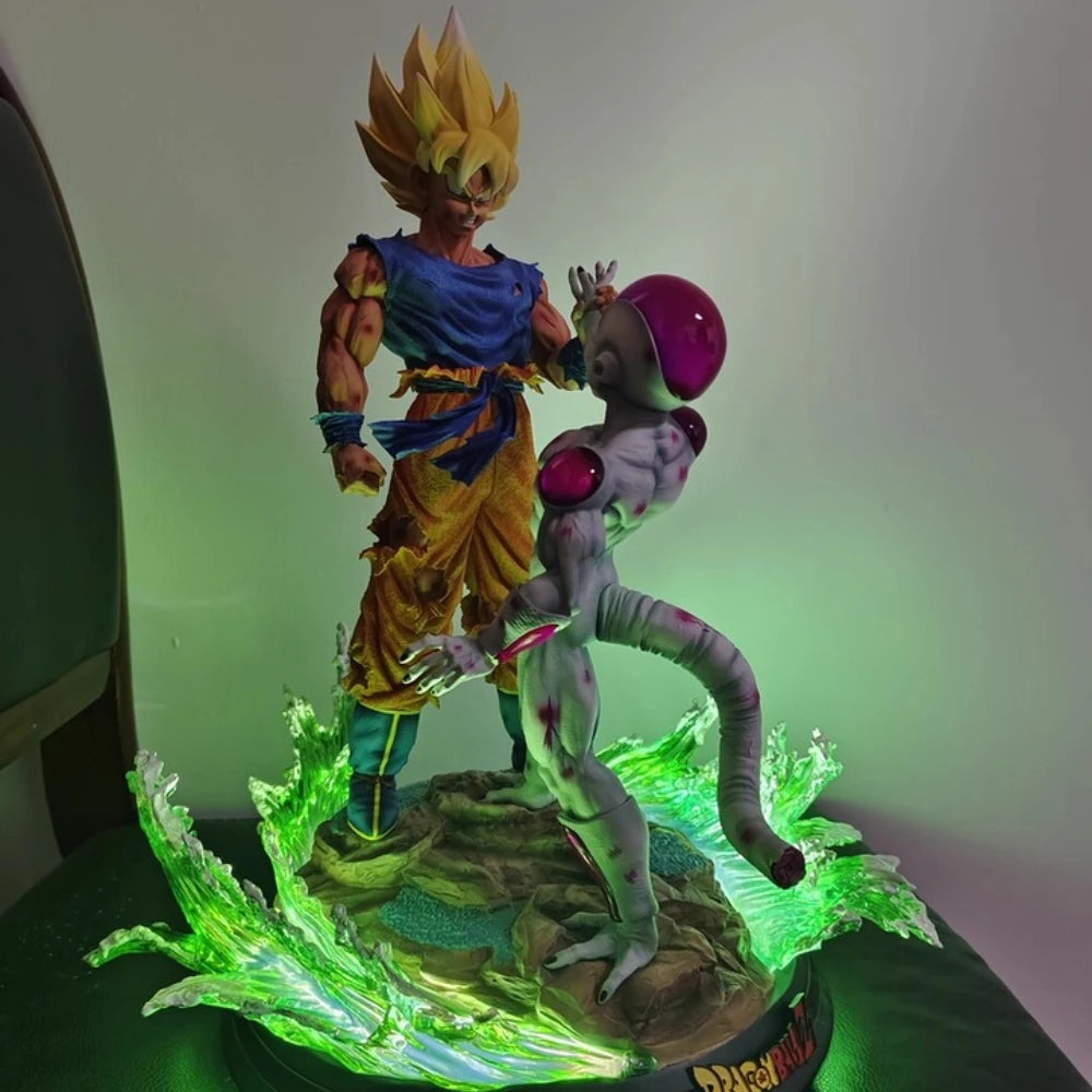 1/6 Dragon Ball Frieza Vs Son Goku Anime Figure Peripheral Resin Model Statue Desktop Decoration Ornaments Birthday Gifts Toys