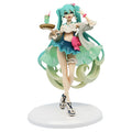 18CM Anime Hatsune Miku Melon Soda Float Figure Cute PVC Doll Collectible Action Figure for Gift Sweet Sweets Theme Standing Toy