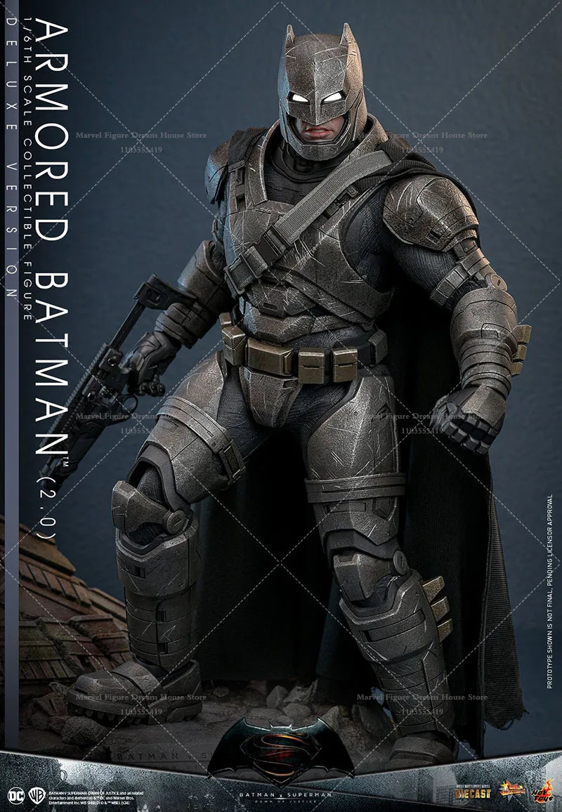1/6 Scale Wayne Heavy Armor Alloy 12-inch Full Set Action Figure Soldier Height About 33CM HOTTOYS HT MMS742D62 2.0 Normal Ver