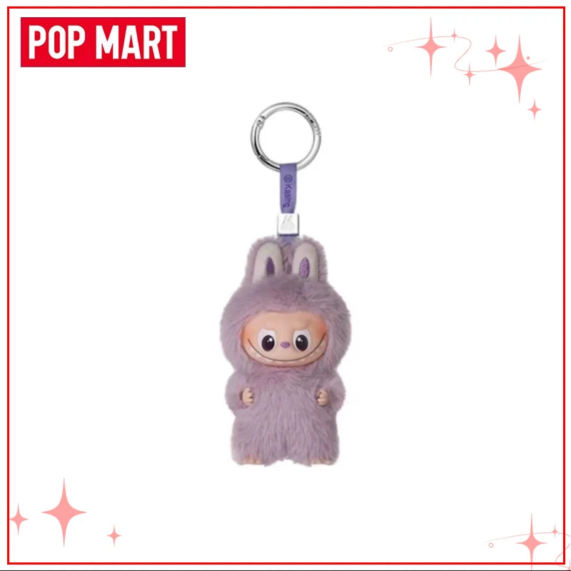 POPMART Чудовищата Лабубу V4 Pin for Love Series Blind Box Vinyl Face Plush Doll Visual Keyring Toy Коледни подаръци