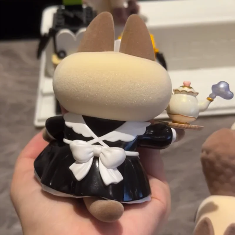Azukisan Siamkatze Bohnenpaste Restaurant Maid Katze Anime Figur PVC Sammlung Modell Statue Spielzeug Kinder Kawaii Geschenk