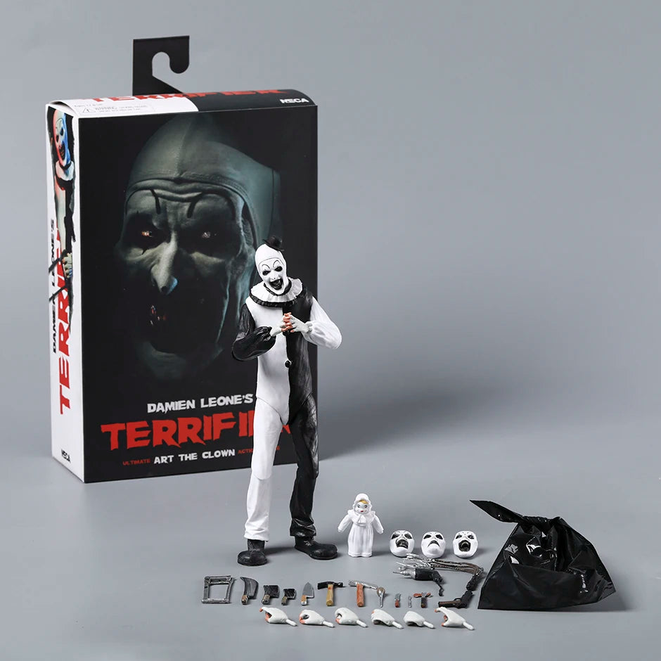 NECA Art the Clown Ultimate Terrifier Action Figure Collectable Joints Moveable Model Toy