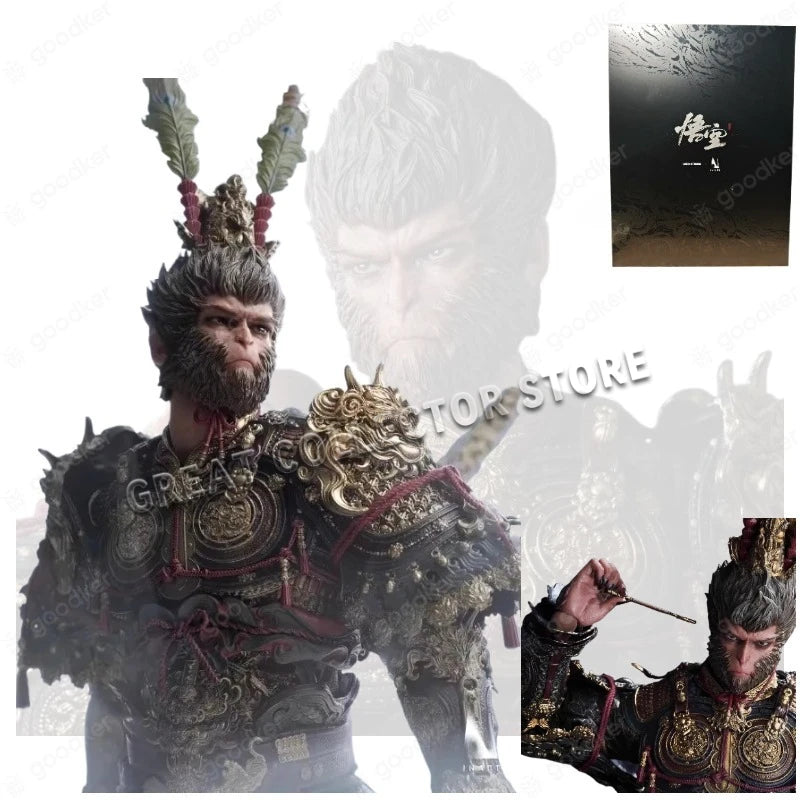 【In Stock】Original in Stock Queen Studios 015 INART QS 1/6 Wukong Monkey King Set Black Myth Action Figure Boy Collection Gift