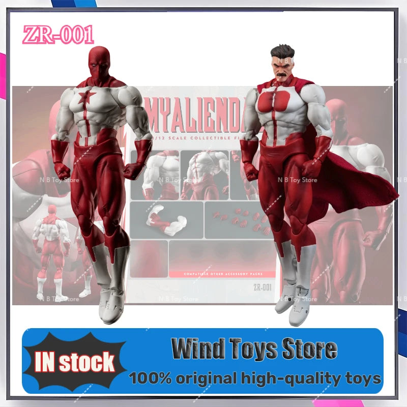 ZOOMRIG ZR-001 Omni-Man Anime Action Figures Invincible Figure Mark Grayson Statue PVC Figures Model Joint Movable Toys Gifts