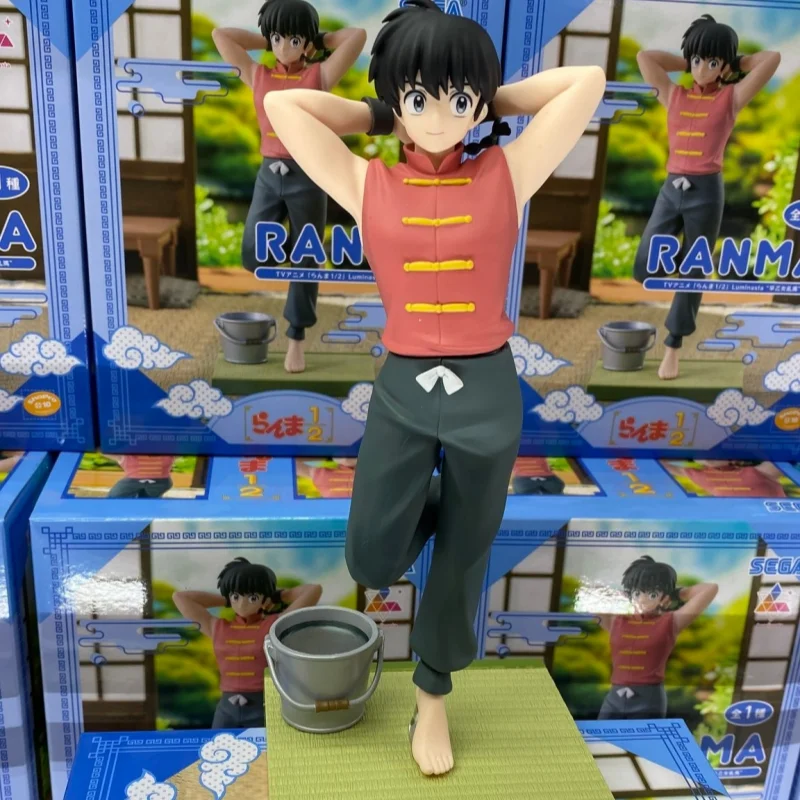 Original 13-18cm Ranma Nibun-No-Ichi  1/2 Ranma Tendou Akane Shampoo Animation Anime Figure Model Desktop Decoration Toys