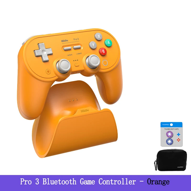  8BitDo Pro 3 Bluetooth Controller，Wireless Type C Gamepad with TMR Joysticks for NS Nintendo Switch 2,PC Windows,ANDROID,iOS