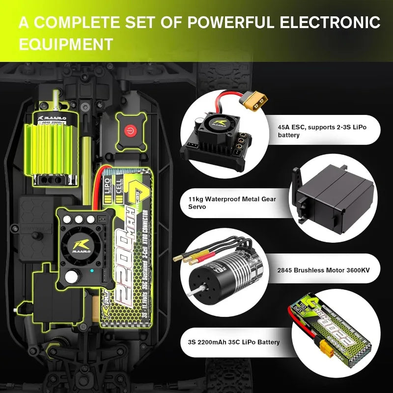 1/12 Brushelss RC колички за възрастни Максимална скорост 50+ мили в час RC количка Всички терени RC бъги Офроуд камиони Хоби 4x4 Дистанционно управление