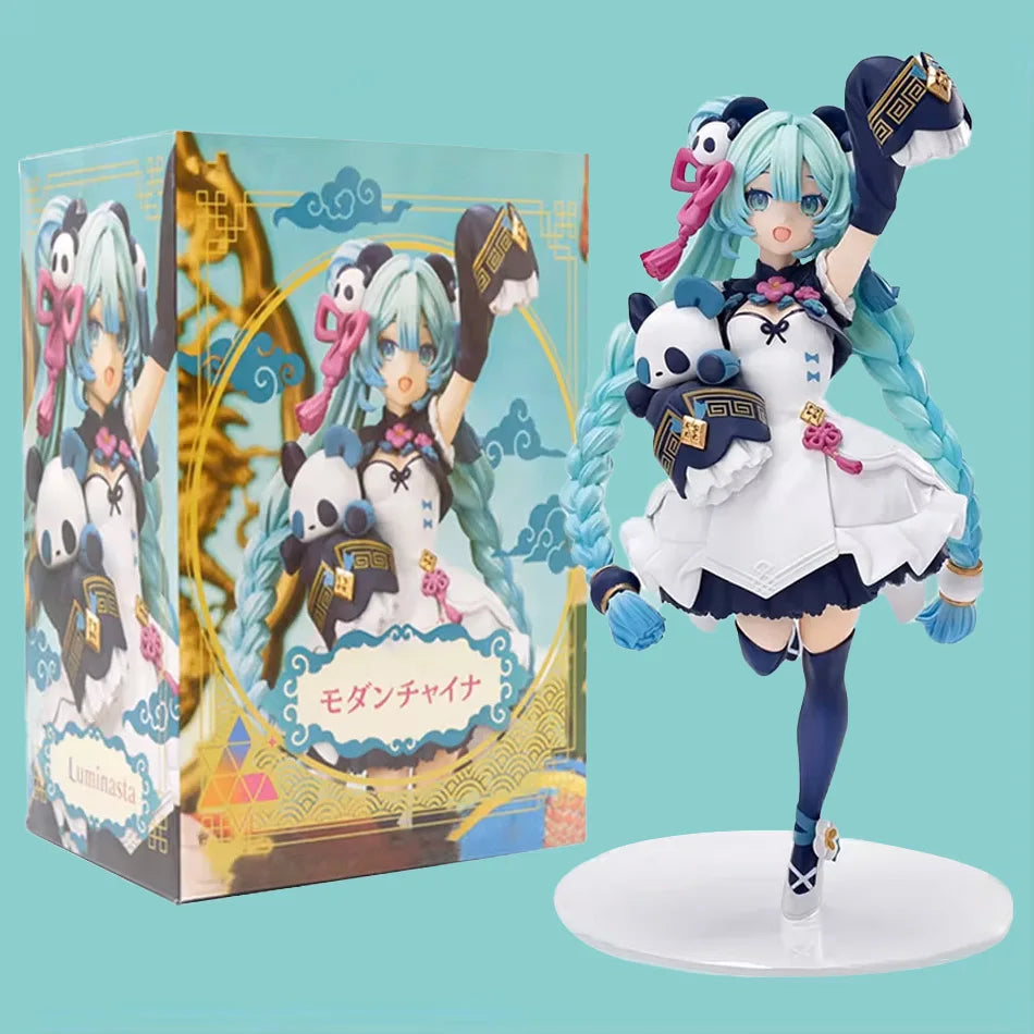 18cm Cinnamoroll Piapro Panda Hatsune Miku Girls Toys Anime Figure Toys Anime Game PVC Action Figure Collectible Dolls Model