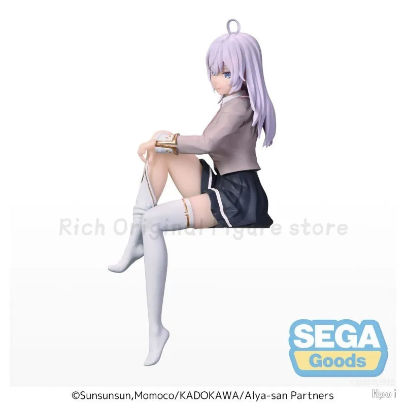 【In Stock 】Origina SEGA Alya Sometimes Hides Her Feelings in Russian PM Chokonose Figure Alisa  Anime Figure Collection Toys