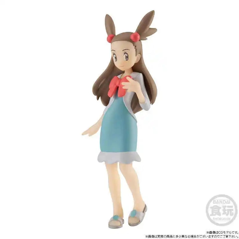 Bandai Original Scale World POKEMON Johto Region Jasmine Steelix Collectible Model Decoration
