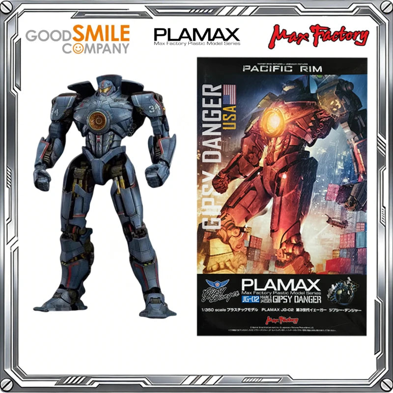 Good Smile Genuine Max Factory PLAMAX PACIFIC RIM JG-01 Cherno Alpha JG-02 Gipsy Danger Action Figure Assembly Toys Collectible