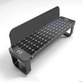 Bänke Outdoor Garten Park Werbung Solar Smart Bank