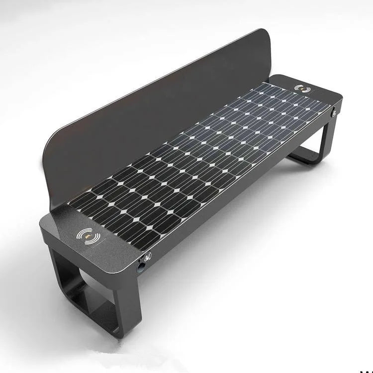 Benches Outdoor Garden Park Advertising Solar Smart Bench