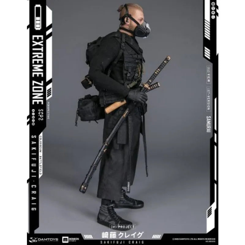 DAMTOYS Original EBS002 Original Story Collected Doll Extreme War Zone Agent Hugh Laffer Finished Product MobileSoldier ModelToy