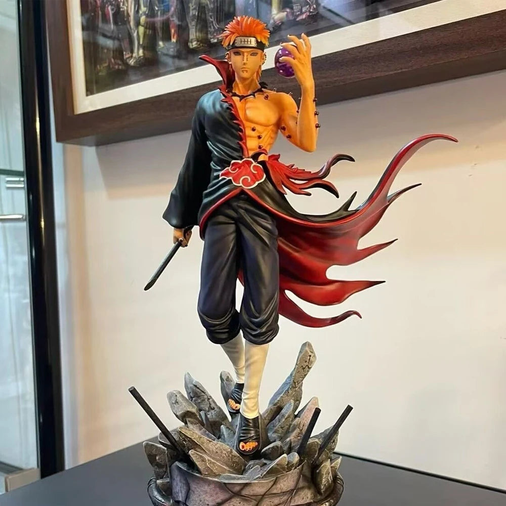 23cm/9in Classic Naruto Anime Figures Pain Figure Model PVC Statue Collection Decoration Desktop Ornament Birthday Toys Gifts