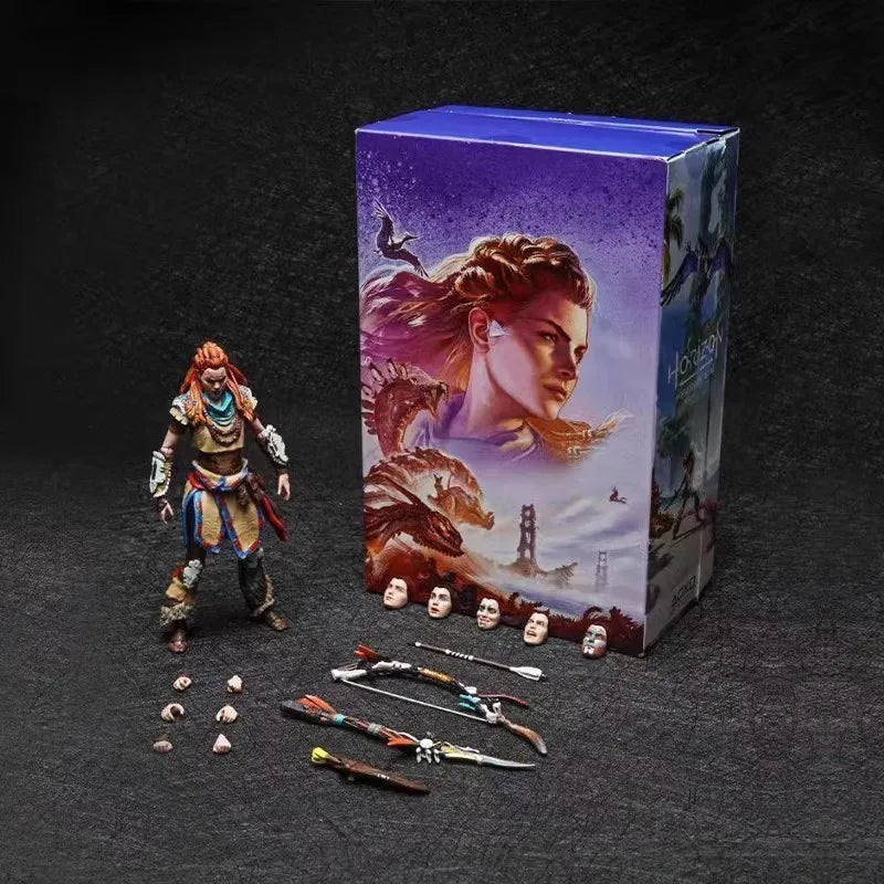 SpinMaster Horizon Eloikratos: The Last Survivor of Tsushima Island  A Peripheral Figurine Ornament Decoration Model Gifts