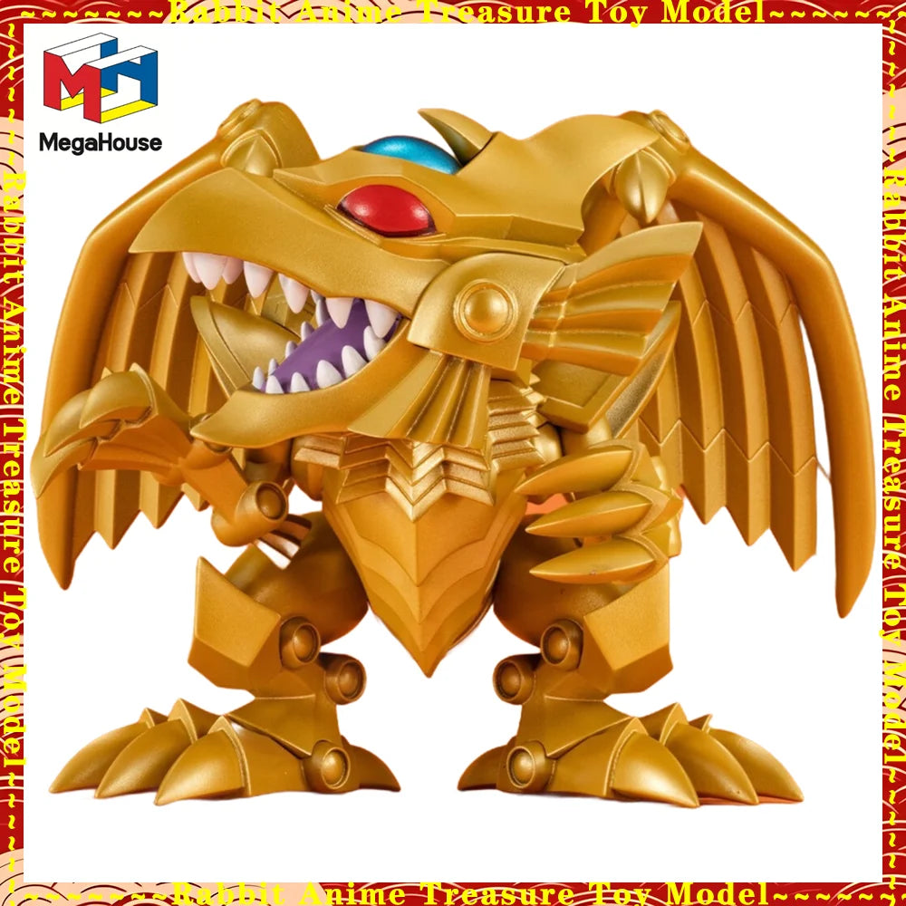 In Stock Original Genuine MegaHouse MEGATOON Yu-Gi-Oh Chibi Figure The Winged Dragon of Ra Collectible Toy