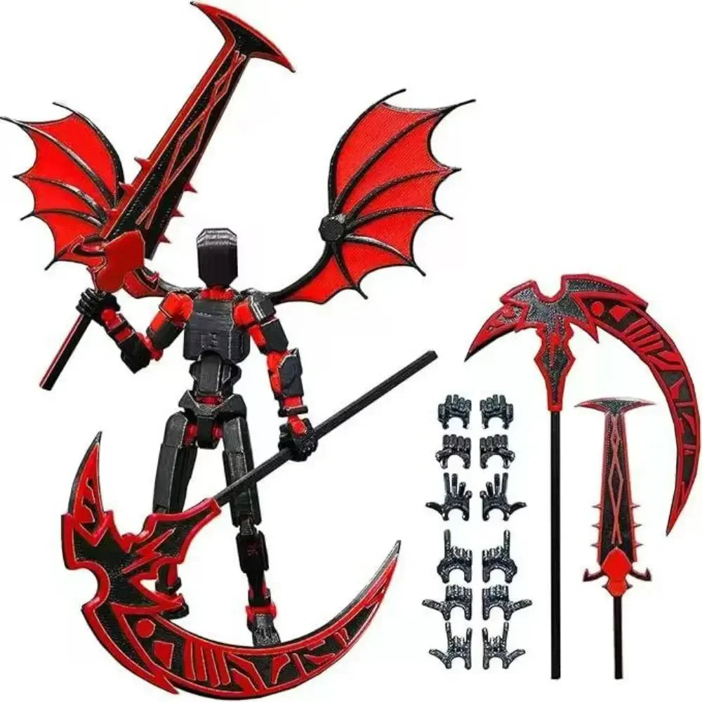 Desktop Decoration 3D Printed Robot 13 Action Figure Shapeshift Robot Multi-Jointed Movable Robot Dummy Action Figures Upgraded
