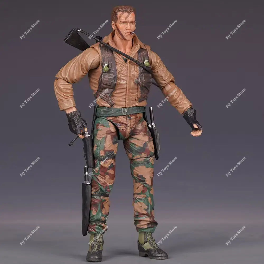 In Stock NECA KO Predator 30th Anniversary Jungle Encounter Dutch Extraction Dutch Patrol Dutch Disguise Dutch Action Figures