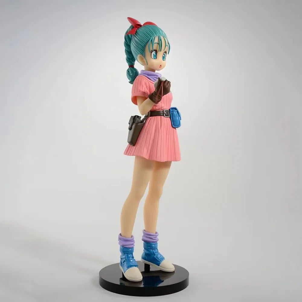 15cm Dragon Ball AFigures Childhood Bulma Action Figurine Statue Toy Model Doll Collectible Room Decoration Gifts