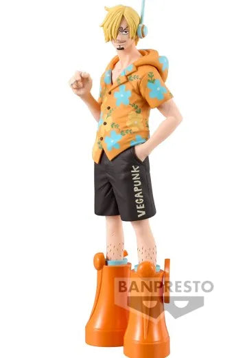 18 см Аниме One Piece Санджи Фигурка Dxf The Grandline Series Egghead Фигурки PVC Модел Подарък за рожден ден Японски кукли Играчки Подаръци
