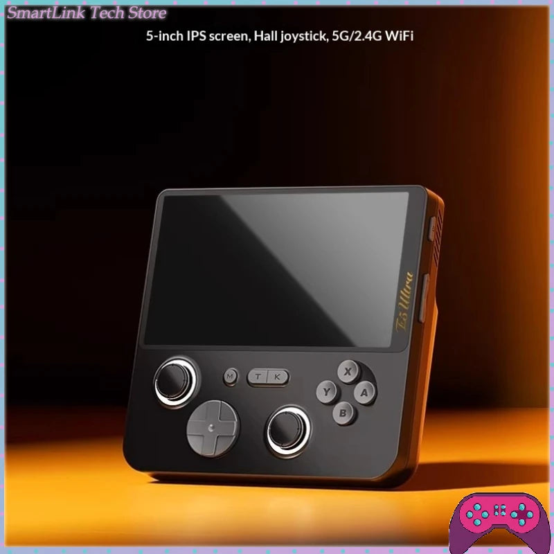 GAMEMT E5 Ultra Game Console 5" 1280*720 60Hz IPS Touch Screen 5000mAh Hall-Effect Joystick Portable Android Handheld Consoles