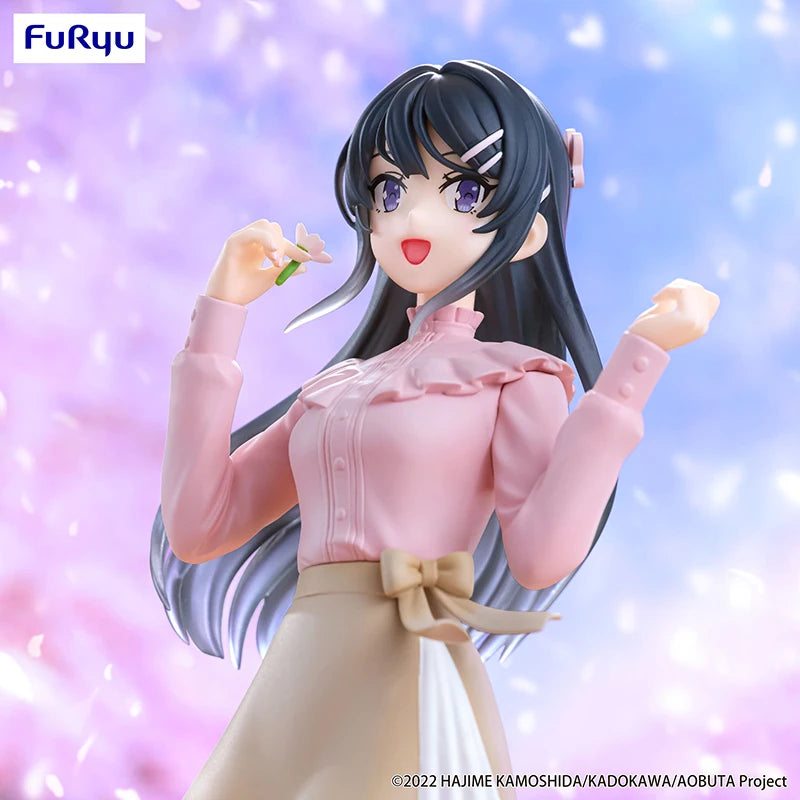 In Stock Original Furyu Sakurajima Mai Trio-Try-It Figure Pvc 21cm Anime Character Model Doll Collection Christmas Toys Gifts