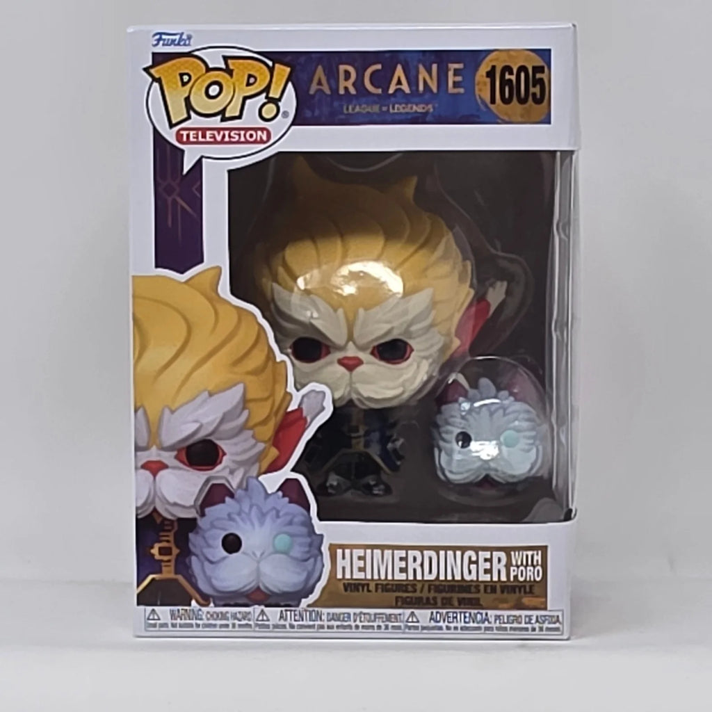 Arcane League of Legends Anime Figure Silco Jinx Vi Ekko Heimerdinger with Poro Funko Pop Vinyl Figures Limited Edition Toy Gift