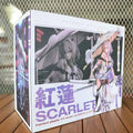 Anime GK Model 25cm Nikki Red Lotus Victory Goddess Handmade Statue Periphery Collection Ornament Toy Gift For Anime Fans