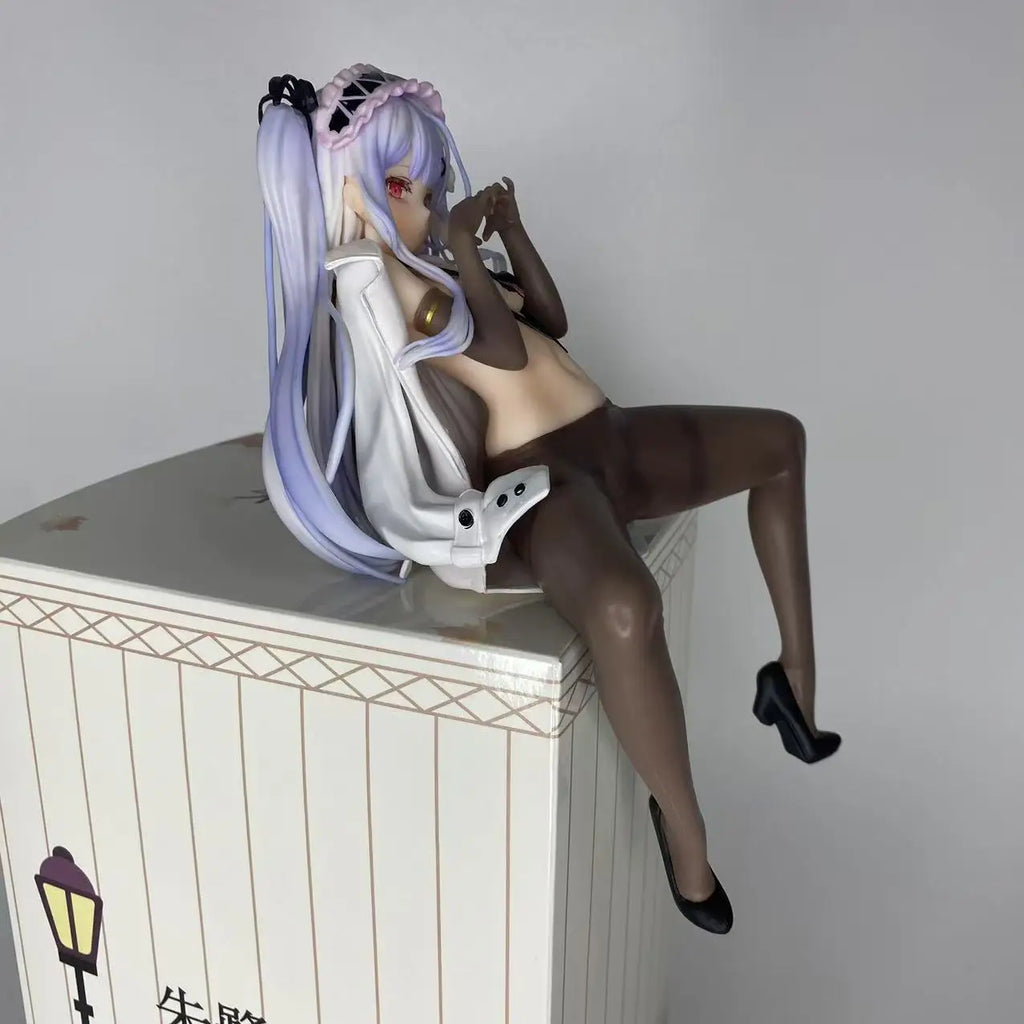 New Counter Current Tea Party Tokisaki Mio Beautiful Girl Anime Handmade Action Figures Desktop Case Decoration Ornament Gifts