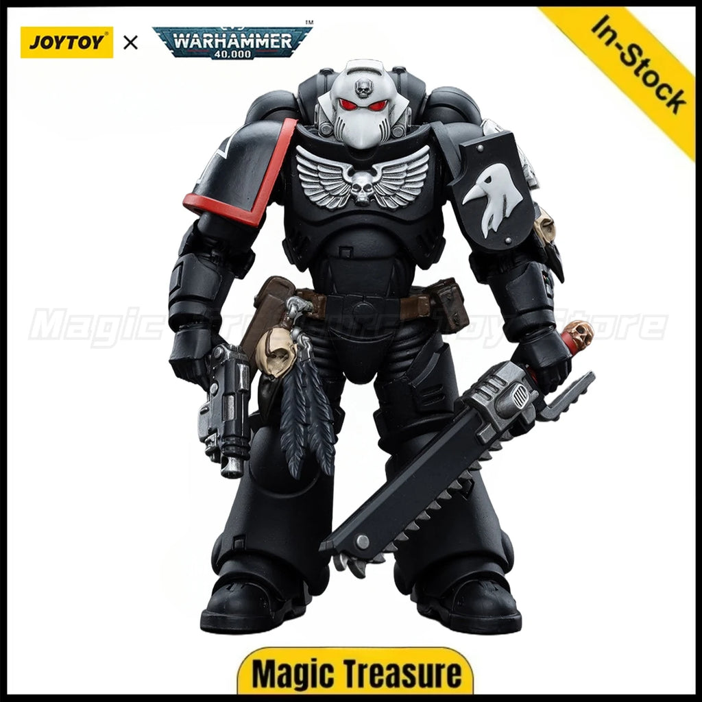 【In Stock 】JOYTOY Warhammer 40K Raven Guard Intercessors Sergeant Rychas Figures Anime Toys 1/18 Action Figure