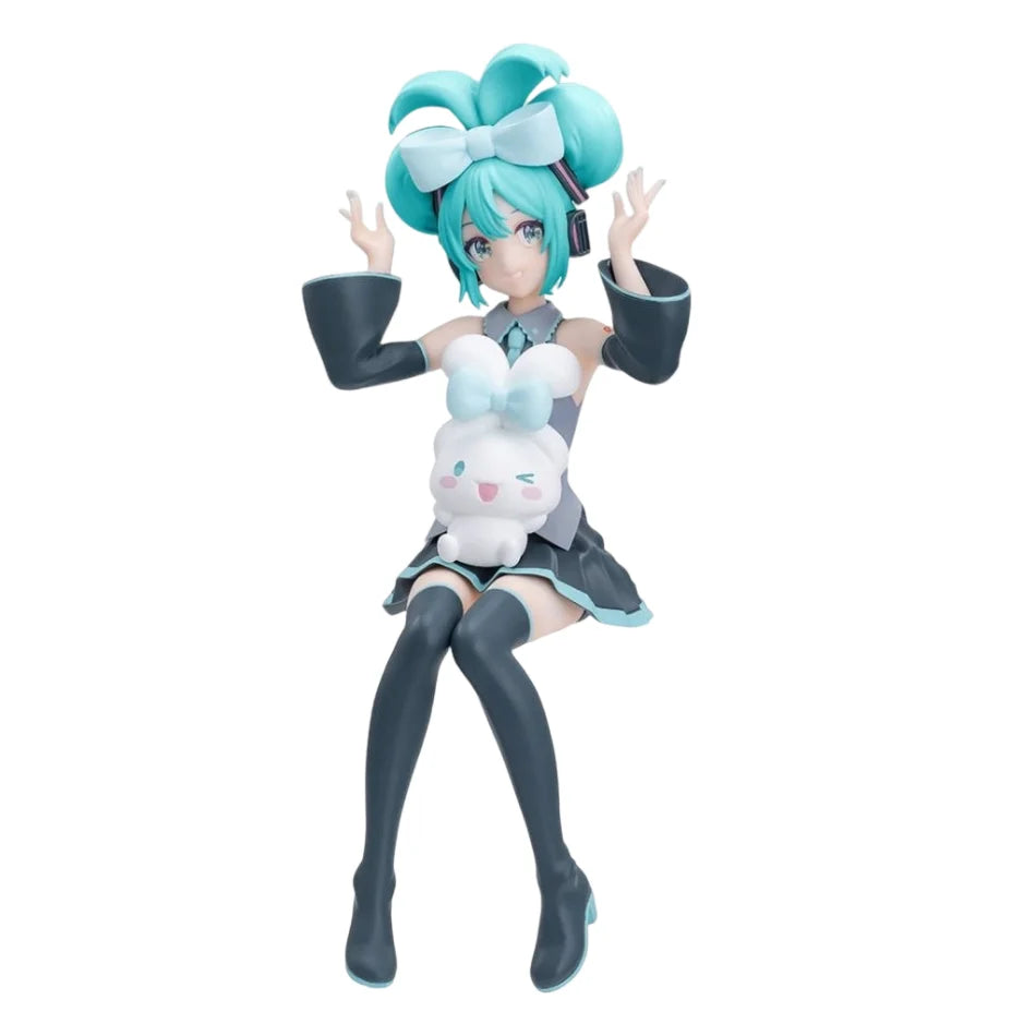 10-20CM Anime Hatsune Miku Figure X Cinnamoroll  Peripheral Collectible Kawaii PVC Models desktop Decorations Children Gift