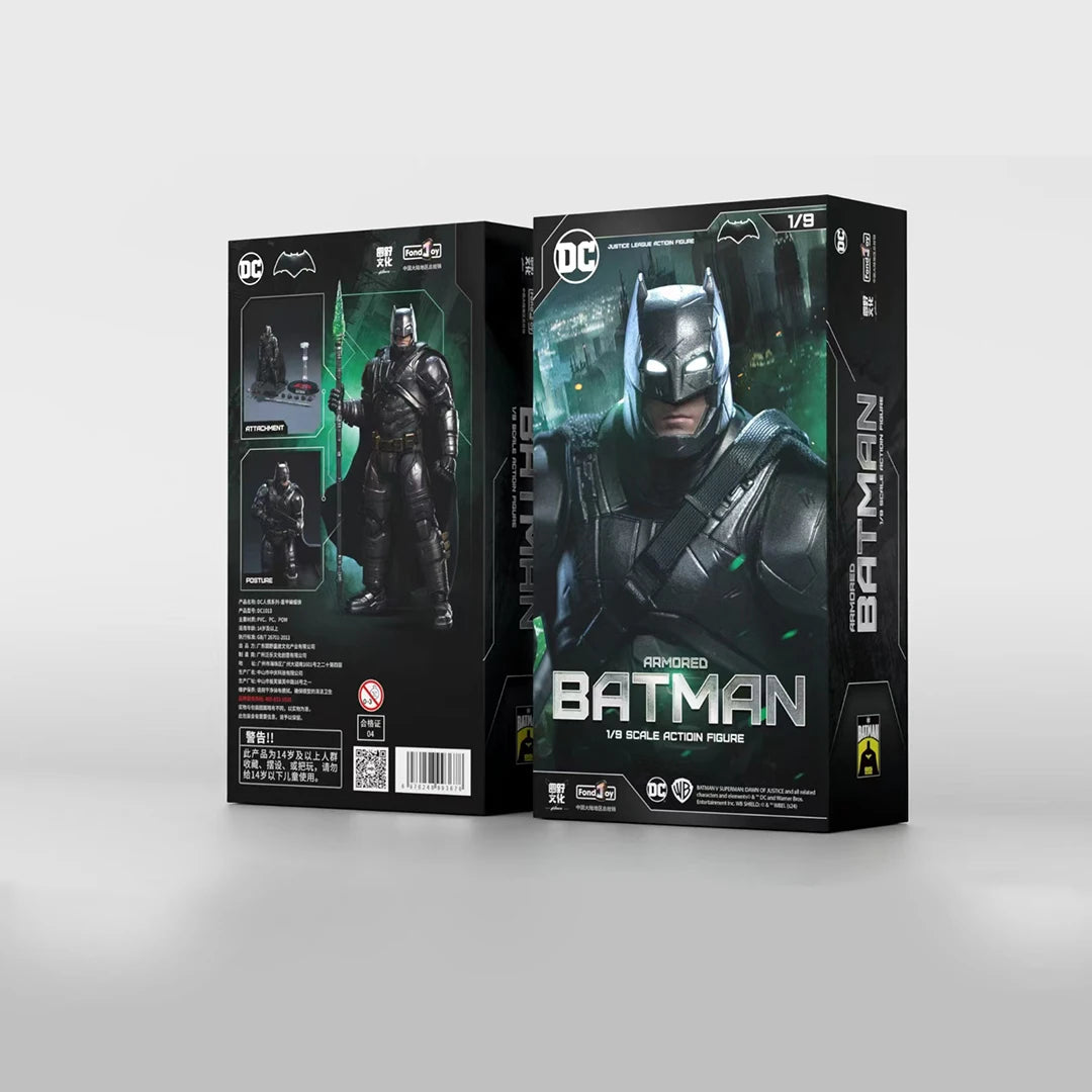 New Fondjoy Armored Batman Figure DC Justice League Figures Detective Comics 1/9 BATMAN PVC Model Joint Movable Kid Toy Gift