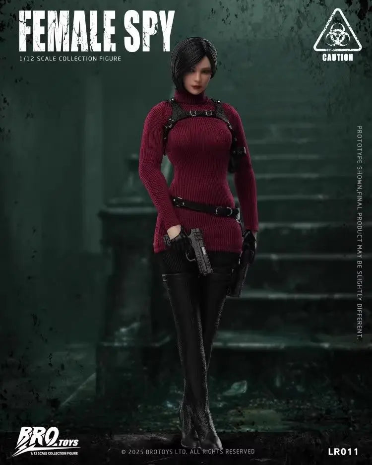 In Stock BROTOYS LR011 Ada Wong Model Toys 1/12 Scale Female Warrior Model Biohazard MISS WONG FEMALE SPY