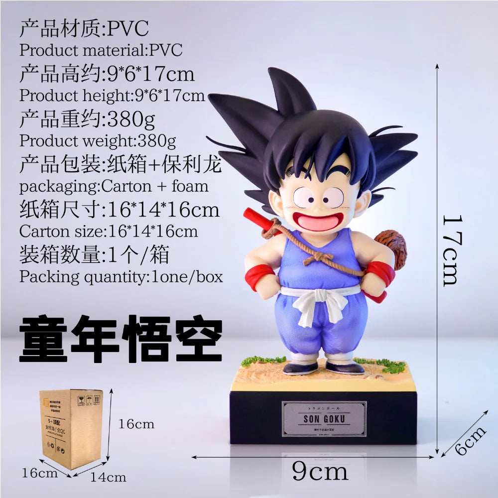 JT Statue Anime Dragon Ball Series Super Saiyan Goku Klin Trunks Figures Pvc Statue Collection Model Room Decoration Gift Toy