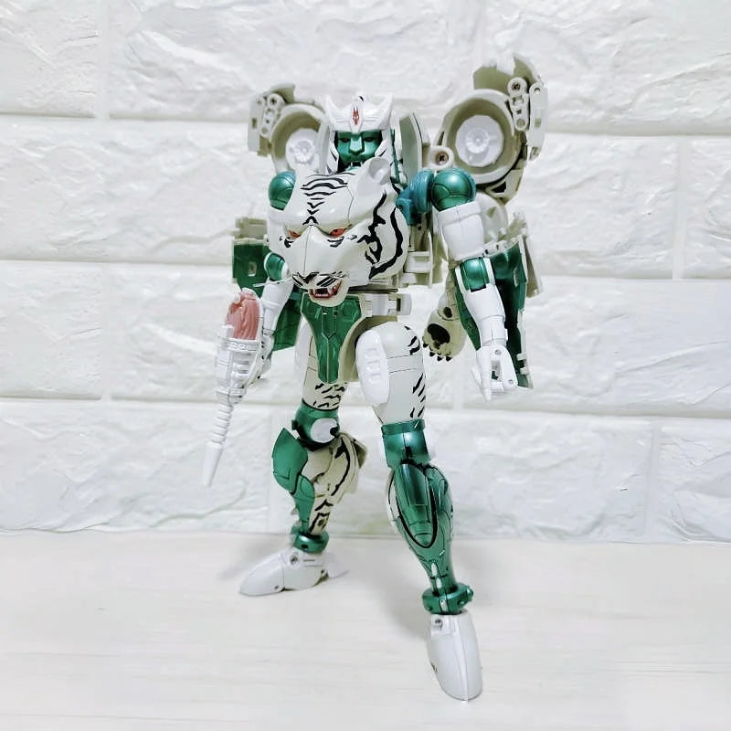Transforming Robot Toy Tiger Warrior Rt-04 Tigatron Beast Wars Action Figure Collectible Model Statue For Kids And Adults