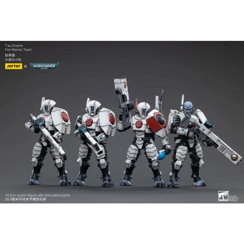 [In Stock] JOYTOY Original 40K1/18 Mobile Doll Warhammer 40000 Titanium Empire Fire Warrior Quartet Mobile Joint Model Toy Gift